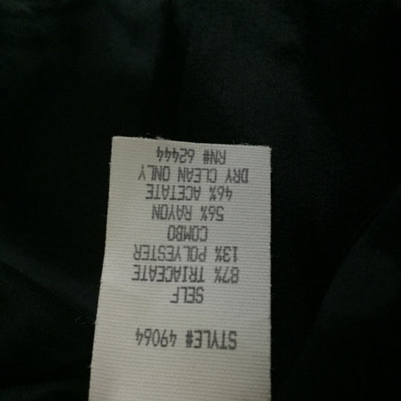 Nicole Miller Vintage Black & White Jacket Checkered Cuffs - Size 8 - Picture 3 of 7